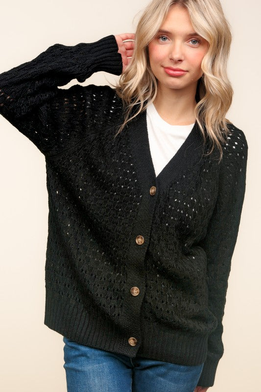 Remember Me Cardigan - Black