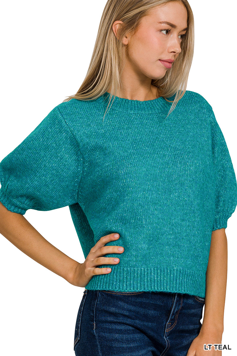 Couldn’t Be Better Puff Sleeve Sweater